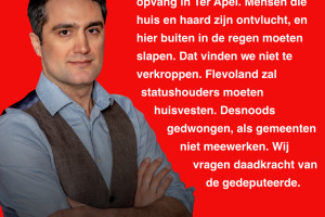 PvdA en Groenlinks vragen daadkracht voor huisvesting vluchtelingen