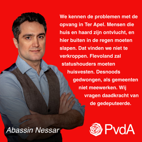 PvdA en Groenlinks vragen daadkracht voor huisvesting vluchtelingen